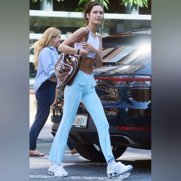 Nike Shox NZ Women's Athletic Running Shoes White gray 317549-141 Size 8 R4 - Picture 2 of 7